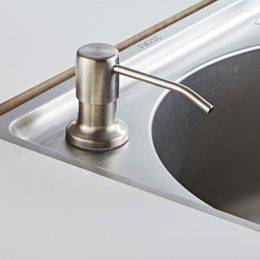 Liquid Soap Dispenser Stainless Steel Extension Tube Kit Kitchen Sink Bathroom Lotion Detergent Hand Press Pumps