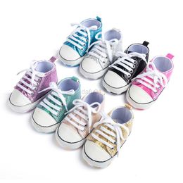 First Walkers New Canvas Baby Sports Sneakers For Newborn Baby Boys Girls First Walkers Shoes Infant Toddler Soft Sole Anti-slip Baby Shoes L0826