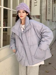 Women's Trench Coats Winter Warm Clothes Loose Thick Parkas Casual Cotton Padded Female Outerwear Korea Fashion Puffer Jacket For Women