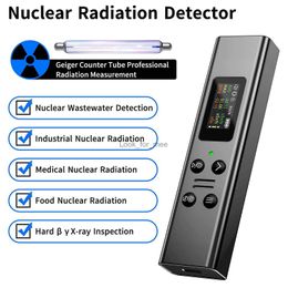 2023 Nuclear Radiation Detector Geiger Counter X-Ray Beta Gamma Detect TFT Display High Precision Radioactive Tester Dosimeter HKD230826