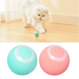 Compra online de Brinquedos elétricos inteligentes da bola do gato  brinquedos de rolamento automático do gato para gatos que treinam  brinquedos auto-moventes do gatinho para o jogo interativo interno