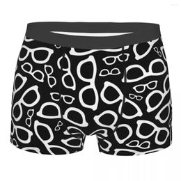 Underpants Smart Glasses Pattern Cotton Panties Men's Underwear Sexy Shorts Boxer Briefs