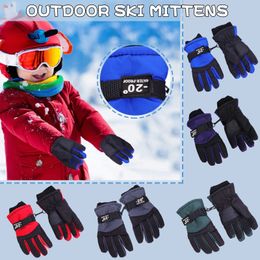 Children s Mittens born Snow Winter Outdoor Gloves Ski Warm Skating Kids Snowboarding Windproof 230826