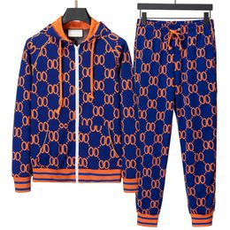 New Mens Tracksuits Brand Men Suit Autumn and Winter Men's Sportswear Casual Style Suits