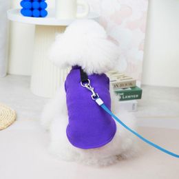 Dog Apparel Winter Warm Fleece Sweaters Pullover Puppy Hoodies Kitten Clothes With Round Buckle Costume Sweatshirt For Small Cats