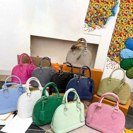 Trendy Cross body Women Seashell Bag Leather Designer Bag Luxurys Shoulder Bag Handbags Tote Womens Fashion Classic Blue Handbag