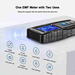 Electro Field Radiation Detector Tester Emf Meter Rechargeable Handheld Portable Counter Emission Dosimeter Computer HKD230826