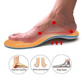 Shoe Parts Accessories Orthopaedic Insoles Severe Flat Feet Arch Support Soles Plantar Fasciitis Heel Pain Ortics Insoles Sneaker Insert Woman Men 230825