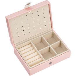 Boxes New Leather Jewelry Display High Quality Fashion Design Portable Ring Box Gift Choice Love Recomended Factory Sale