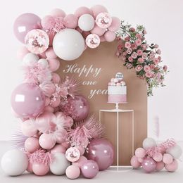 Other Event Party Supplies Pink Balloon Garland Arch Kit Wedding Ballons Girl Birthday Decor Kids Baby Shower Confetti Latex Baloon 230825