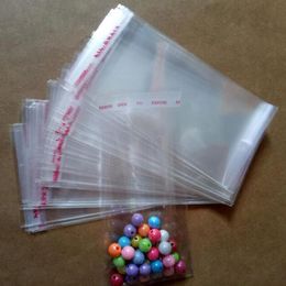 Display 1000pcs Transparent Self Adhesive Seal Plastic Bags Opp Poly Self Sealing Plastic Clear Cellophane Bags for Gifts Packaging Bags