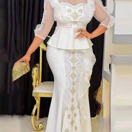 Ethnic Clothing Eid Mubarak Muslim Fashion Kaftan Abaya Musulman Ensembles Elegant Women Tops Skirt Suit Wedding Party Gown Djellaba Femme Wears 230825