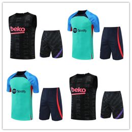 2023 Barcelona Sportswear Men's Children's Football Training Shirt MARA PEDRI 23 24 New Barcelona Short Sleeve Sportswear Set Futbol Sweatshirt