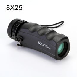 Telescope Binoculars Selling HD Monocular 8x25 Eyepiece Focus Optical Bak4 Prism Binoculo Tourism High Clarity For Camping 230826