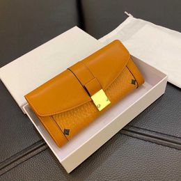 MM Designer Purse Wallet Women Brown Wallets Card Holder Mc-letter Short Clip Ladies Fashion Classic Cardholder Coin Purses