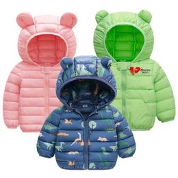 Down Coat Baby Coat 2022 Autumn Winter Jackets For Toddler Boys Jacket Kids Warm Outerwear For Baby Girls Clothes Newborn Jacket 3 6 9 12M L0826