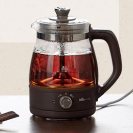 1.0L Health Pot High Borosilicate Glass Flower Tea Cup Multifunctional Smart Electric Kettle Set Bear/ ZCQ-A10X1