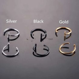 Wholesale Fashion Punk Style Fake Lip Piercing Nose Ring Body Accessories for Sexy Women Men