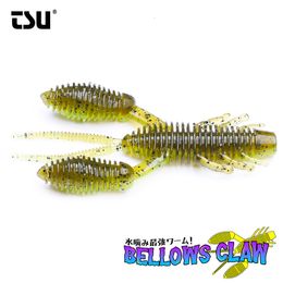 Baits Lures TSURINOYA Shrimp Creature PREDATOR 82mm 8g 6pcs Baitfish Soft Fishing Lure Bellow Craws Add Salt Bass Game Fake 230825