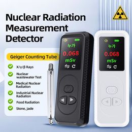 Radiation Testers Nuclear Radiation Detector Laboratory Radioactive Geiger Counter Digital 0.96inch TFT Colour Display Tester 230825