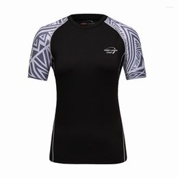 Women's T Shirts 2023 High Quality Woman Shirt Compression Tights 3D Printing Sports T-shirt Dry Quick Gym Fitness Jogging Yoga