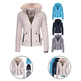 Women's Down Women Coat Fabulous Skin-friendly Solid Colour Casual Winter For Shopping Jacket