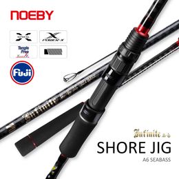 Boat Fishing Rods Noeby Sea Rod 2 49m 2 75m 2 9m M MH H Shore Casting Fuji Guide Carbon Fiber Lure Spinning for Bass Tackle 230825