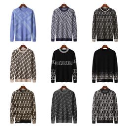 Designer knit Sweater Men Women Sweatshirts luxury long sleeve pullover jumper High quality autumn winter FF alphabet jacquard crew-neck embroidered knitwear