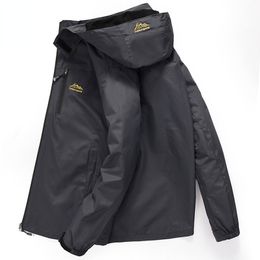 Men's Trench Coats Casual Waterproof Hooded Jacket Spring Fall Lightweight Windbreaker Bomber Jackets Male Raincoat Windproof Coat 230825