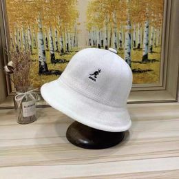 KANGOL Breathable Mesh Dome Fisherman's Hats Comfortable Kangaroo Style Sunscreen Bucket Hat