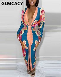 Basic Casual Dresses Women Long Sleeve V Neck Slim Dress Elegant Tunic Slit Dress T230825
