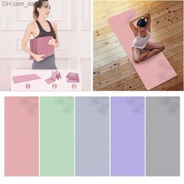 TPE Pilates Reformer Mat Anti-Slip Foldable Fitness Yoga Mat Breathable Portable Shock-absorbing Easy Clean for Home Gym Office Q230826