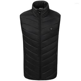 Hunting Jackets Women Men Upgraded USB Infrared Heating Vest Outdoor Camping Climbing Winter Carbon Fibre Warm Thermal Tactical Waistcoat