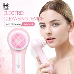 Cleaning Tools Accessories Electric Face Cleansing Brush Deep Cleaner Wash Machine Blackhead Cleanser Spa Skin Care Massager 230825
