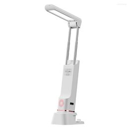 Table Lamps 4-in-1 Multi-Function LED Lamp Rechargeable Folding Desk Touch Dimming Mobile Phone Holder Reading Light