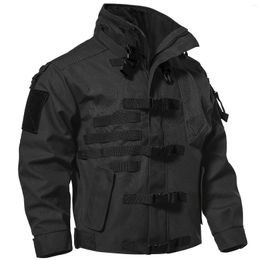 Hunting Jackets Military Bomber Tactical Jacket Winter Casual Multi-pocket Pilot Army Clothing Cargo Flight Mens Coats