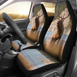 Car Seat Covers Beautiful Elk On River Cover 210502 Pack Of 2 Universal Front Protective
