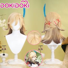 Cosplay Wigs IN STOCK Kaveh Wig Game Genshin Impact Cosplay Wig DokiDoki Game Genshin Impact Kaveh Men Short Hair High Heat Resistant 230826