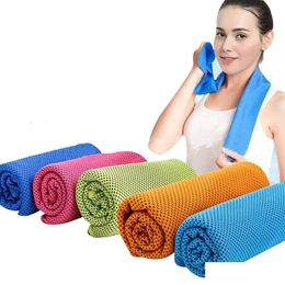 Other Home Garden Towel Sports Quickdrying Cooling Swimming Gym Travel Cycling Summer Cold Feeling Sport Towels To Take Carry Sxjun21 Dhn5T