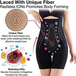 Waist Tummy Shaper Unique Fibre Restoration Control Shapewear Thigh Slimming Trainer Underwear For Women Bodyshaper Panties 230825