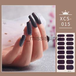 False Nails 16 Tips Full Wraps Nail Polish Stickers Cute Animals Pattern SelfAdhesive Nail Art Decals Strips Manicure Wholesale x0826