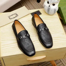 24model Luxury Black Leather Men Shoes for Wedding Formal Oxfords Plus Size 38-45 Business Casual Office Work Shoes Slip On Designer Dress Shoes