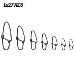 Fishing Accessories Wifreo 100pcs Stainless Steel Snap Hooked Strong Pin Connetor For Line Hook Jig Lure Saltwater Acceosries 230825