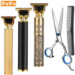 Electric Shavers ZqZq Hair Trimmer for Men Clipper Cutter Electr Machin Barber with Scissors and Comb 230826