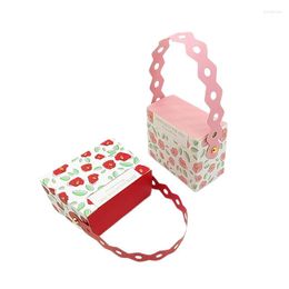 Gift Wrap 20/30/50PCS Portable Handbag Candy Box Packaging Baby Shower Baptism For Guest Kid Birthday Party Favours Decor Supplies