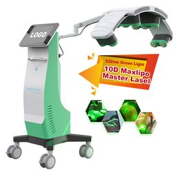 2023 Therapy For Pain Wound Healing Weight Loss Shaping Device Green Red Light Laser 532 635nm 10D Cold Laser Fat Reduce Machine