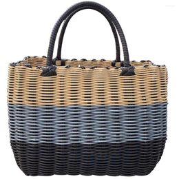 Storage Bottles Sundries Organiser Weave Baskets Container Mens Shower Home Weaving