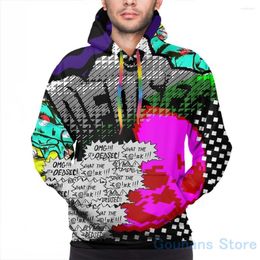 Men's Hoodies Mens Sweatshirt For Women Funny Dedsec Print Casual Hoodie Streatwear