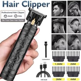 Electric Shavers Professional Hair Clipper Shaver For Men Razor WaterProof Mens Mower Beard Trimmer Barber Shaving Cutting Machine 230826