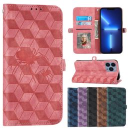 Leather Case Protect Cover Stand Flip Wallet Cases For iPhone 15 14 13 12 Mini 11 Pro Max X XR XS Max 7 8 6 6s Plus 5 5s